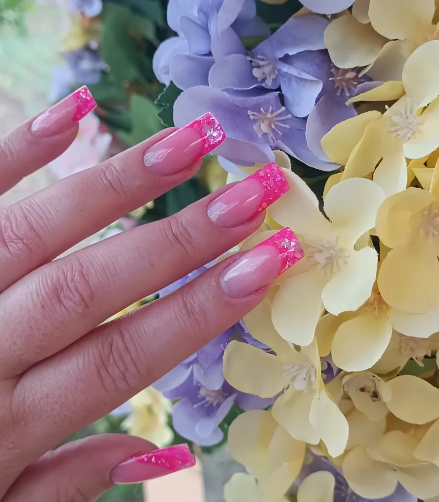 french manicure hybryda