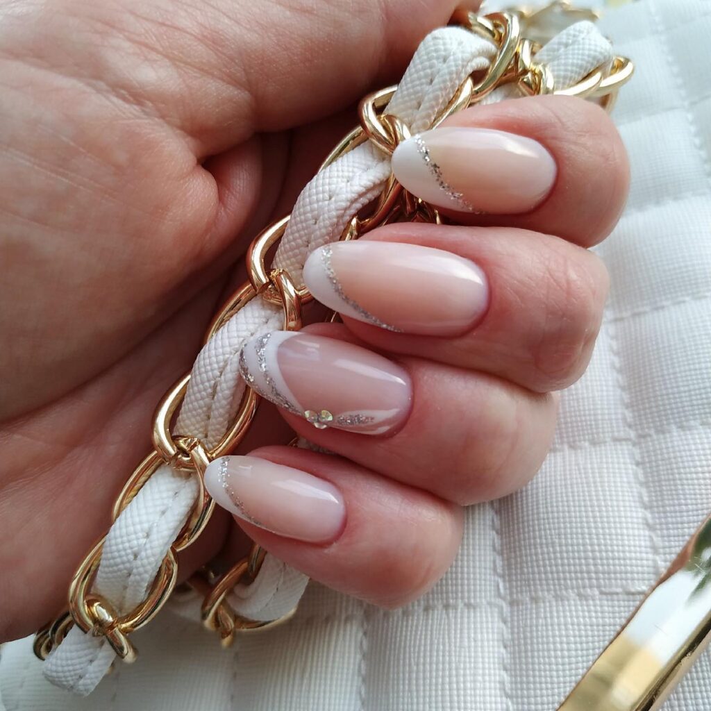 manicure weselny