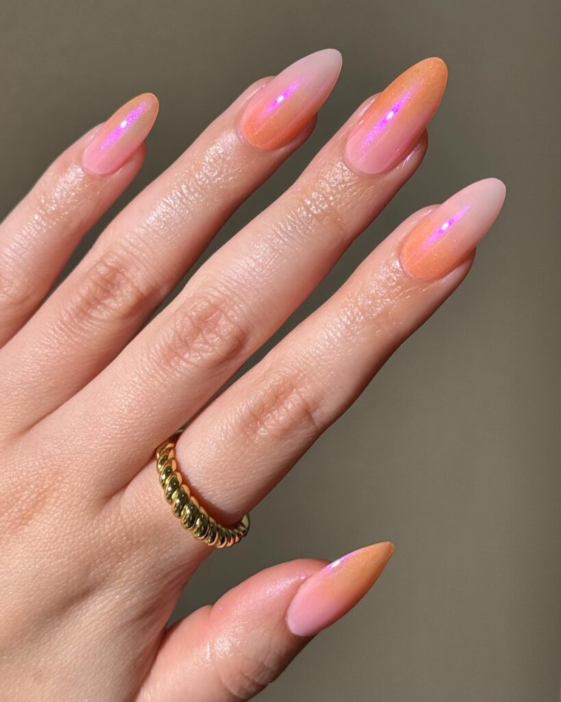 soap glazed nails
