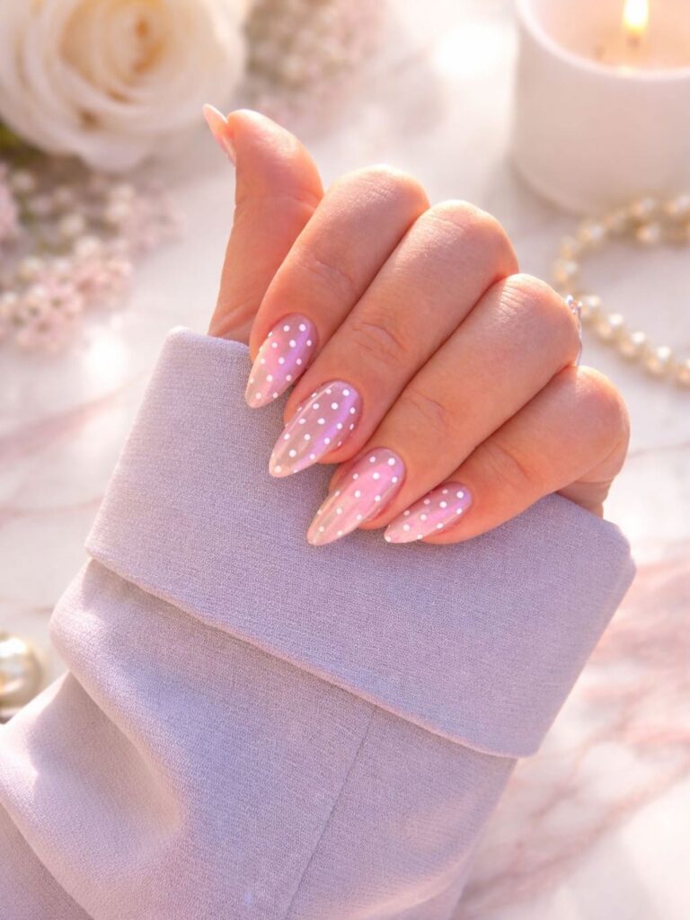 manicure Hailey Bieber