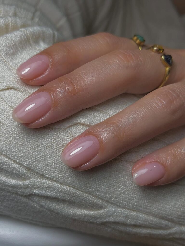 glossy nails