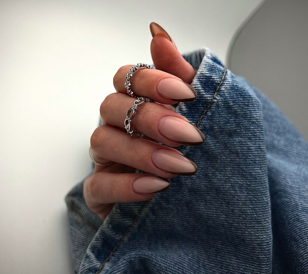 trwały french manicure