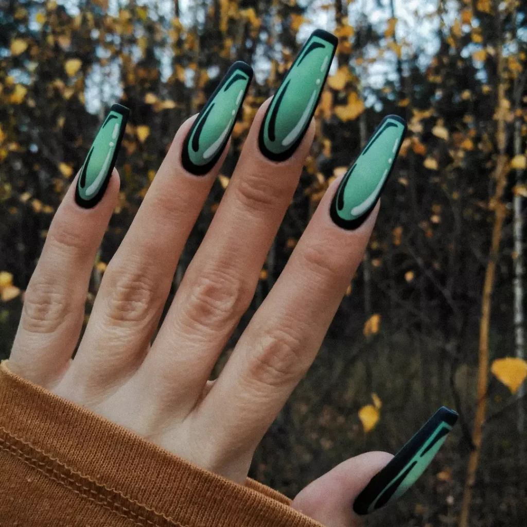 coffin nails wzory