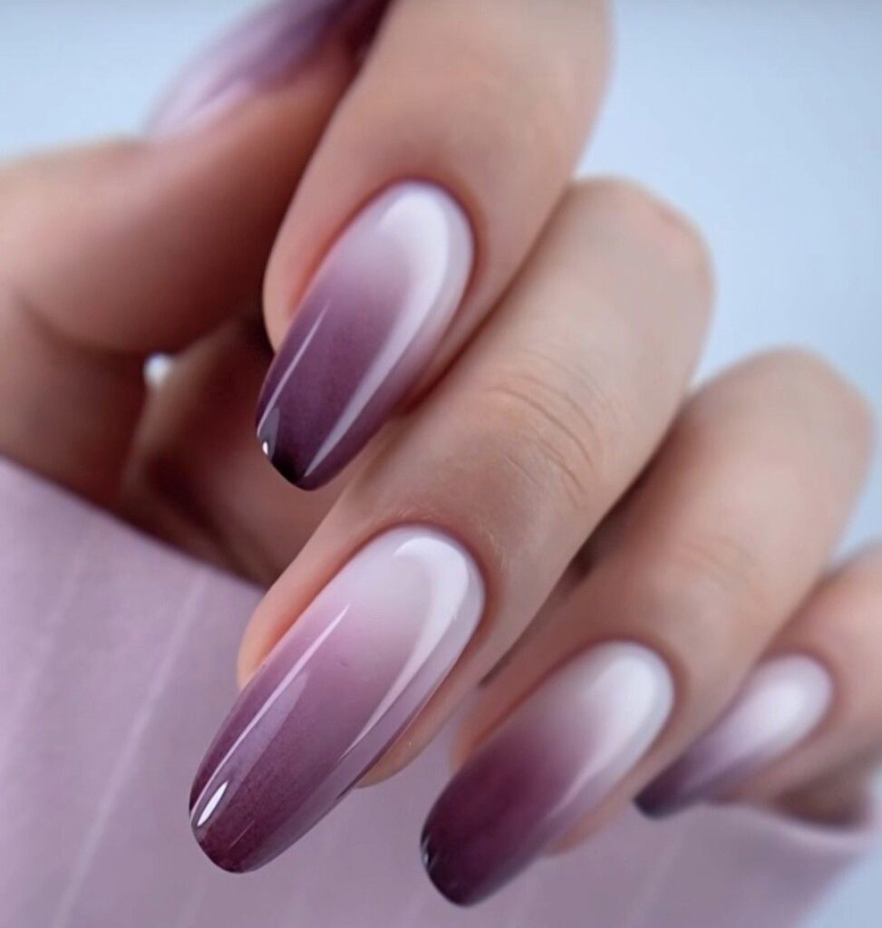 paznokcie ombre